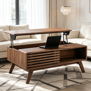 39.37" Mid-Century Coffee Table