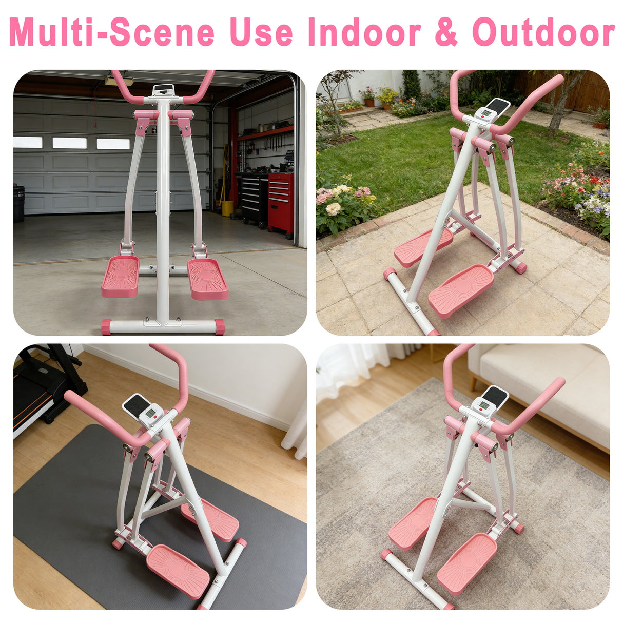 Air Walk Elliptical Machine - Foldable Cardio Cross Trainer