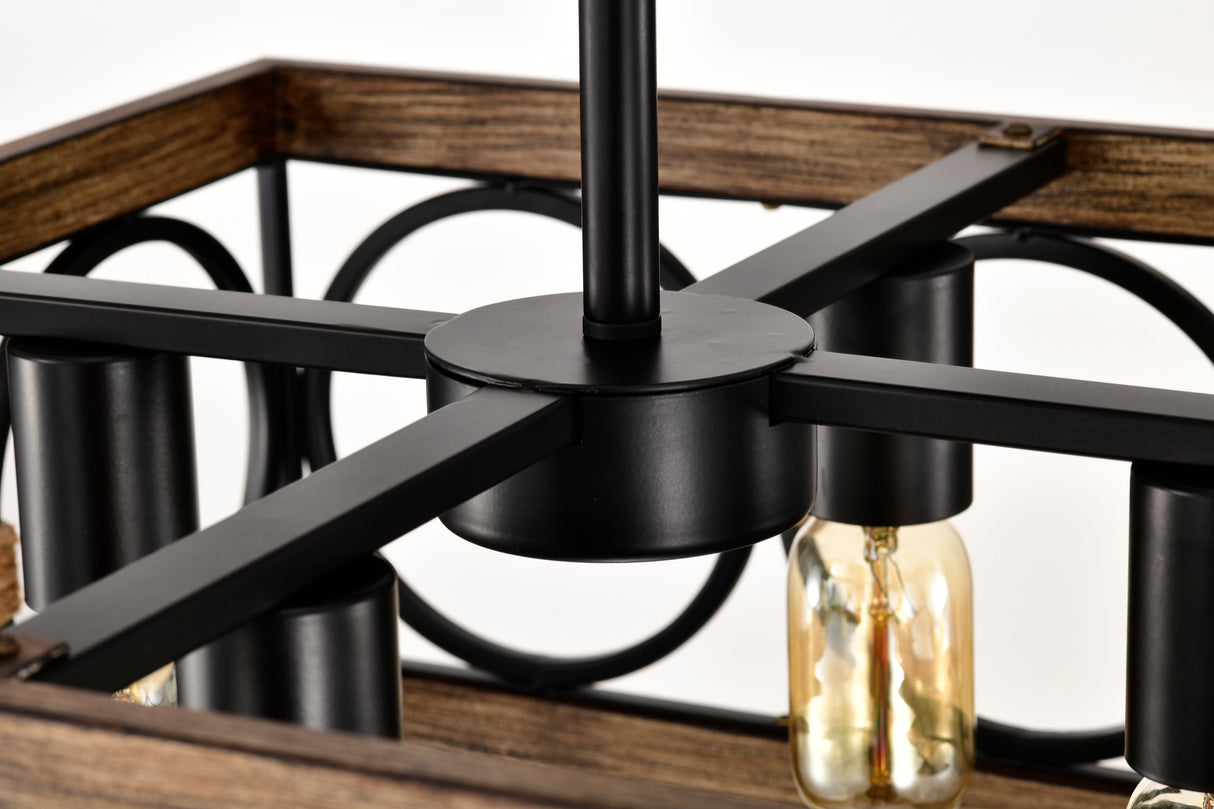 4-Light Square Kitchen Island Lights