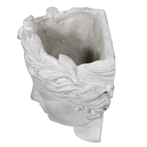 Visage Cement Wall Planter Vase - Small