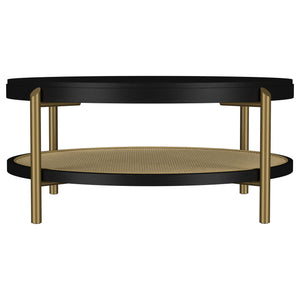 Benson - Round Table With Storage Shelf