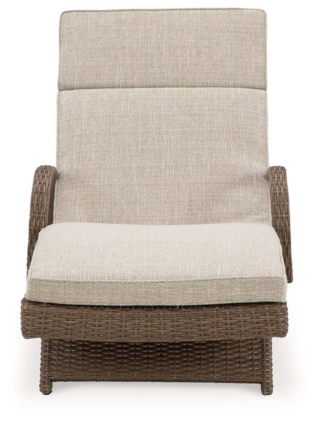 Beachcroft - Chaise Lounge With Cushion - Beige - Best Buy Furniture
