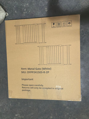 2 Pack 29.5-44.1" Wide Baby Gate for Stairs and Doorways