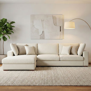 Charlie - Upholstered Deep Seater Sectional Sofa