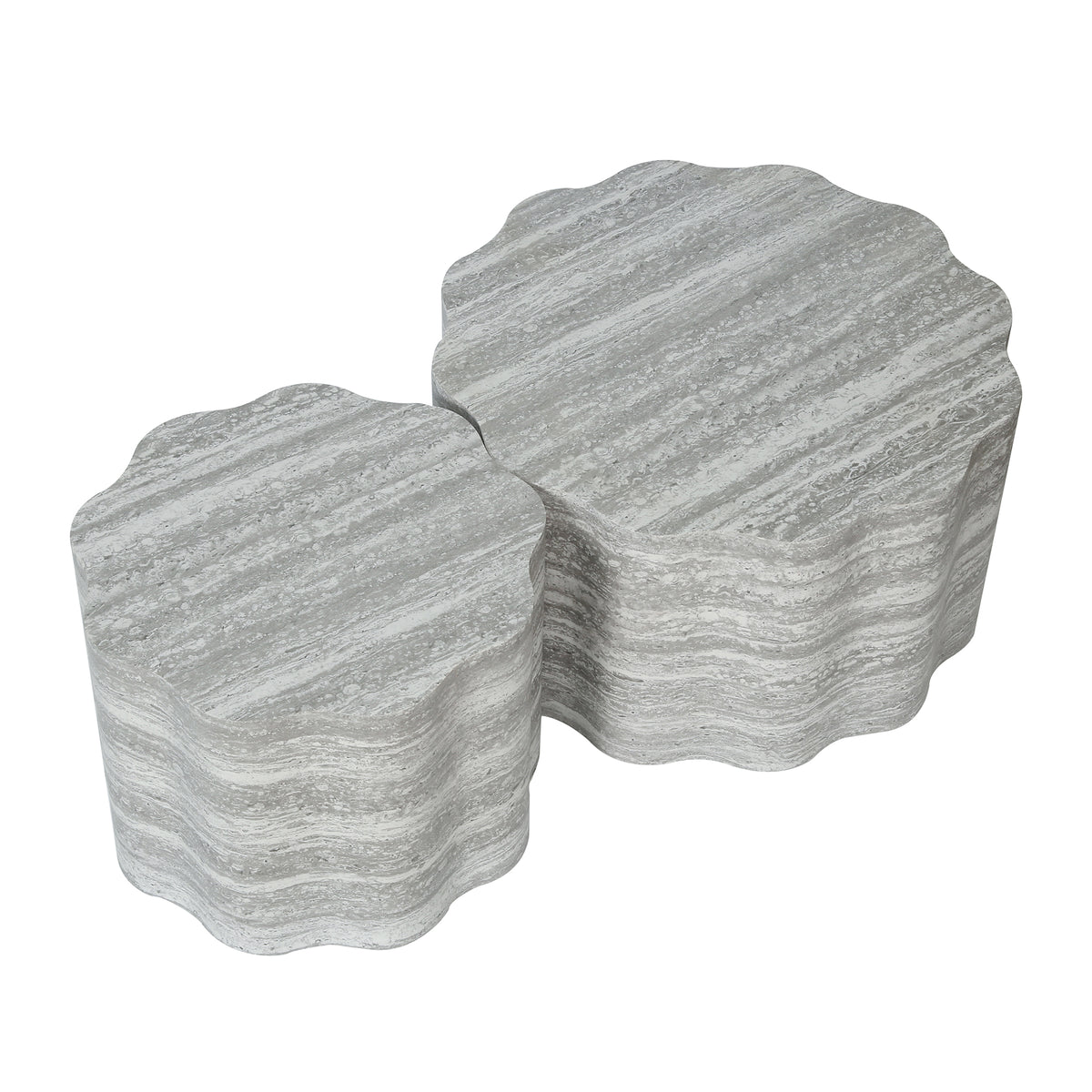 Set of 2 Round Coffee Tables