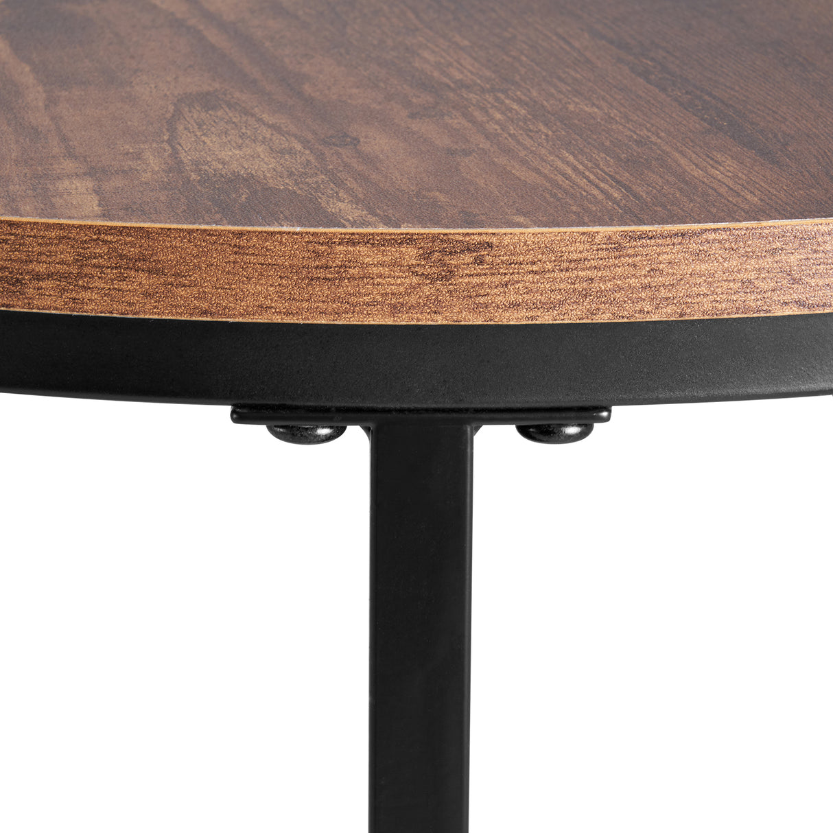 Nesting Coffee Table Set of 2, 23.6 in Round Coffee Tables