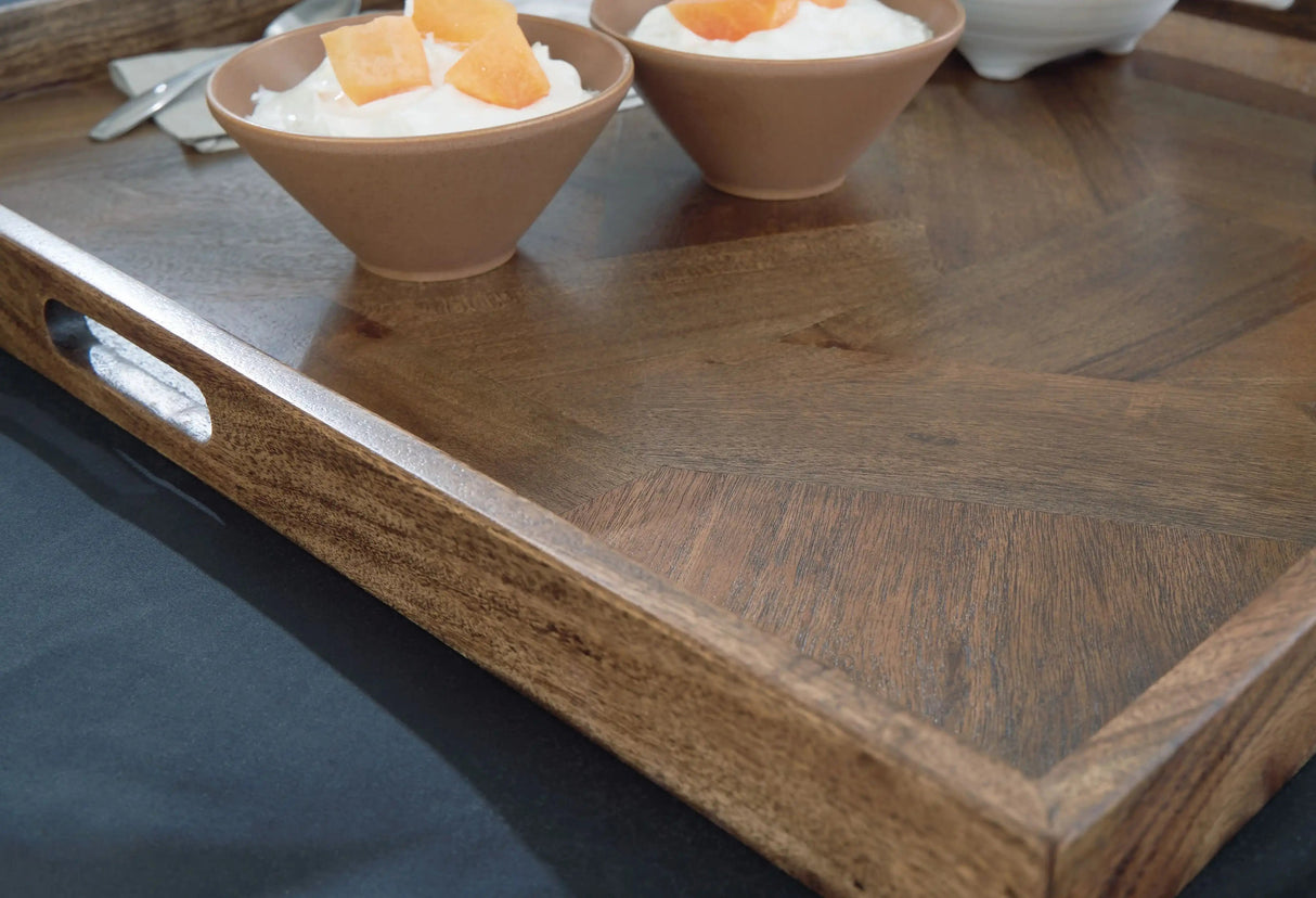 Heddford - Tray - Brown - Best Buy Furniture