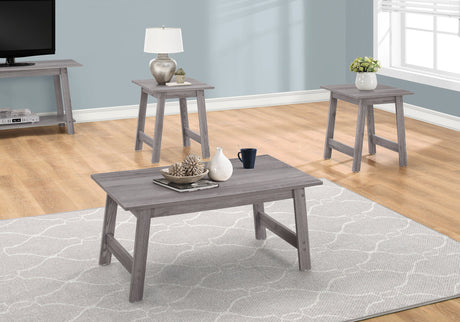 Table Set, Coffee, End, Side, Accent, Living Room Transitional (Set of 3) - Best Buy Furniture