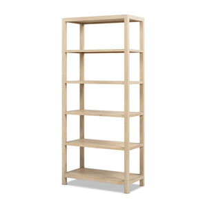 Ellis - 5 Shelf Open Frame Bookcase - Natural