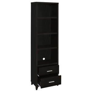 Barnaby - 4 Piece Rectangular Entertainment Center - Cappuccino