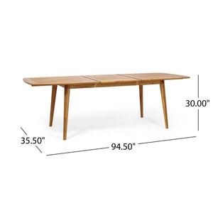 Outdoor Acacia Wood Expandable Dining Table