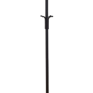 Coat Rack With 3 Tier Hooks For Entryway - Black