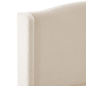 Platform Bed Frame With Tall Headboard And High Footboard