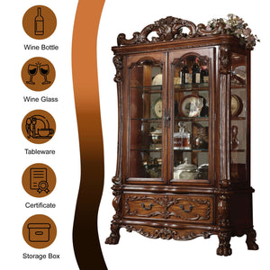 Dresden - Curio - Cherry Oak - Best Buy Furniture