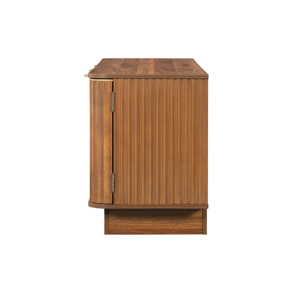 Vibe Haus Mid-Century Modern TV Stand for 70 Inch TV