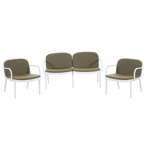 Luna - Outdoor Patio 3 Pieces Chat Set - Best Buy Furniture