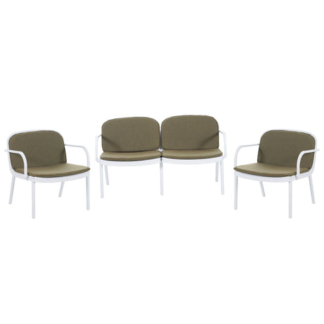 Luna - Outdoor Patio 3 Pieces Chat Set - Best Buy Furniture