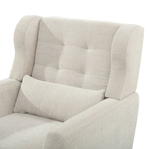 Modern Accent Chair Upholstered Foam Filled Living Room Chairs Comfy Reading Chair Mid-Century Modern Chair With Fabric Lounge Arm Chairs Armchair For Living Room Bedroom