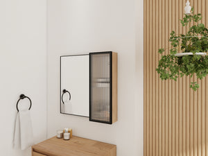 10'' Bathroom Wall Mirror Cabinet with Acrylic Door