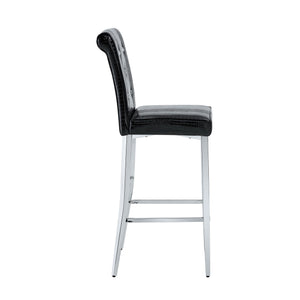 Bar Chairs & Crystal Clasp Design (Set of 2)