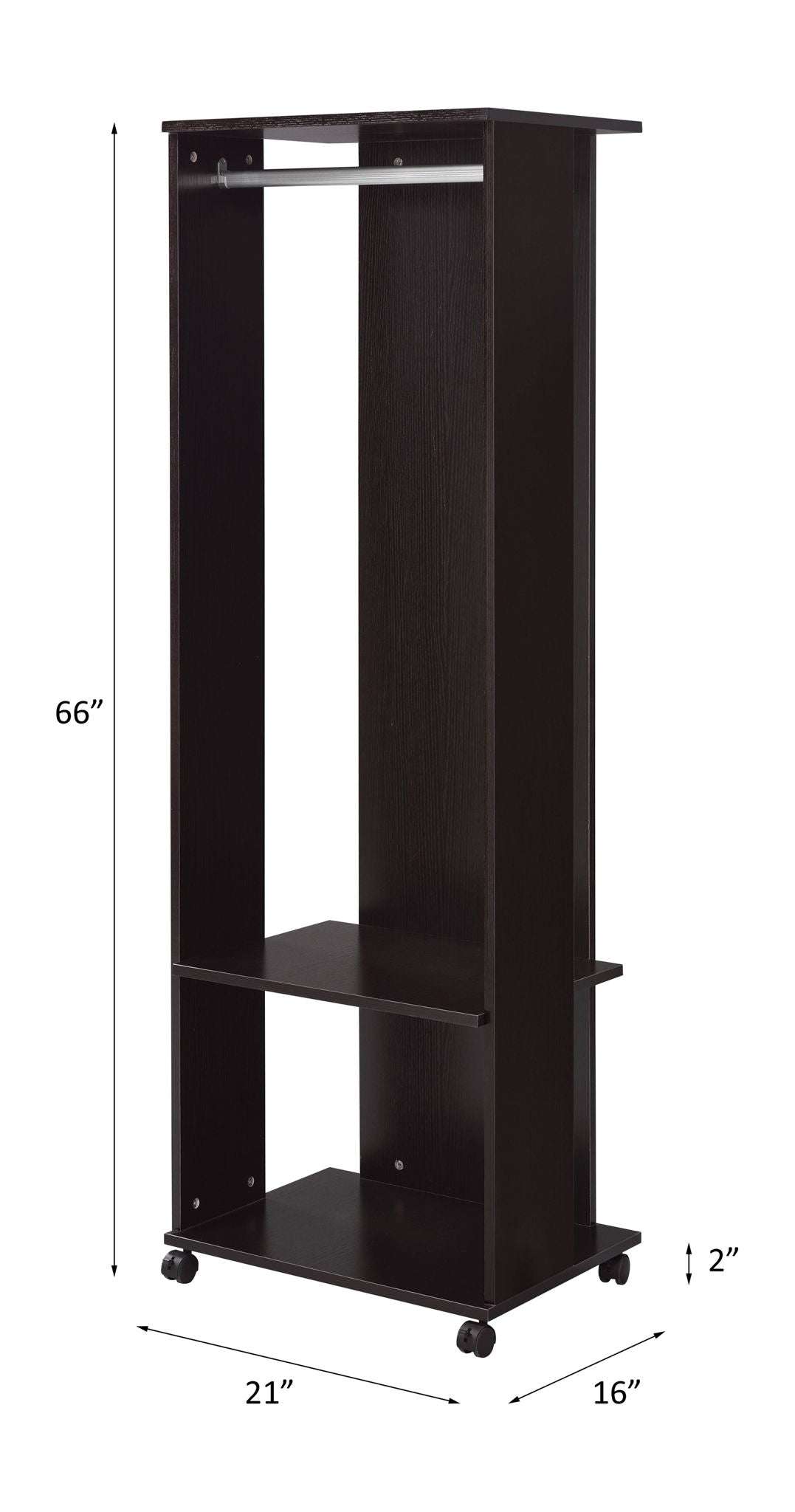 Kolen - Hall Tree - Espresso - Best Buy Furniture