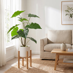 30'' Artificial Tropical Alocasia Leaf Plant