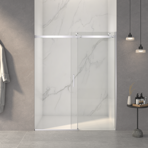 Frameless Sliding Shower Door - 56-60"W x 72"H
