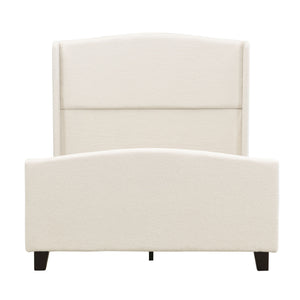 Platform Bed Frame With Tall Headboard And High Footboard