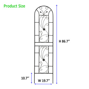 2 Pack Metal Garden Trellis