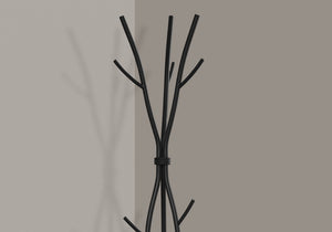 Coat Rack, Hall Tree, Free Standing, 11 Hooks, Entryway, Contemporary & Modern