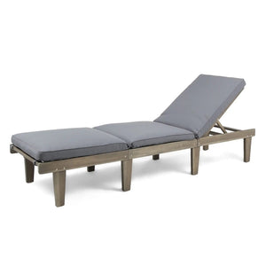 Ariana - Wood Chaise Lounge With Cushion - Best Buy Furniture