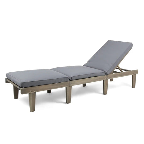 Ariana - Wood Chaise Lounge With Cushion - Best Buy Furniture