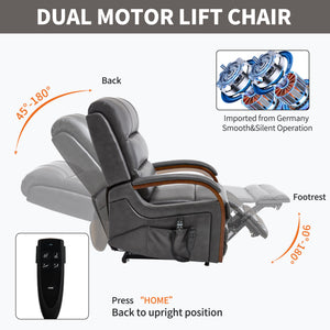 Power Dark Recliner Chair