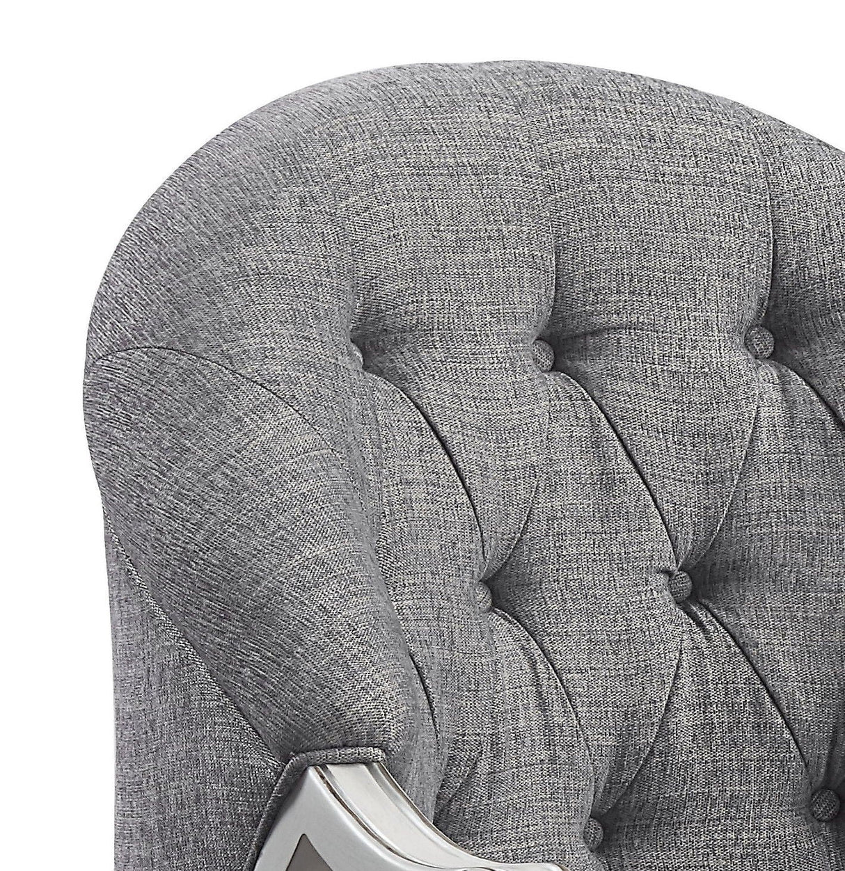 Florian - Antique Chair - Gray / White - Best Buy Furniture