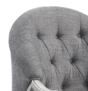 Florian - Antique Chair - Gray / White - Best Buy Furniture