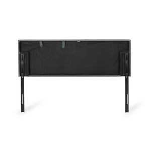 King / California King Sized Headboard - Charcoal Gray