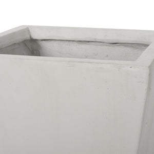 Outdoor Modern Cast Stone Planter