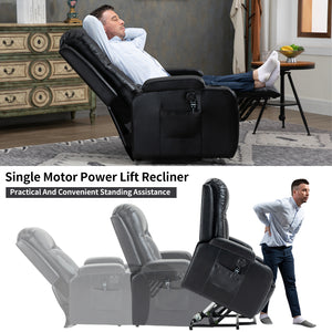 Infinite Position Power Lift Recliner Chair for Elderly