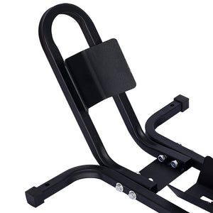 Heavy Duty Motorcycle Front Tire Chock For 17" 21" Wheels Stand 1200 Lbs Capacity - Black