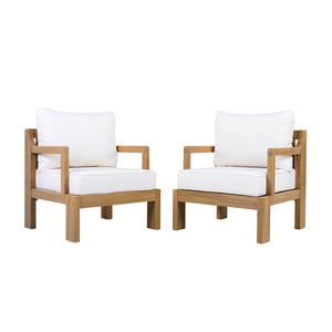 Outdoor Acacia Patio Chair (Set of 2)