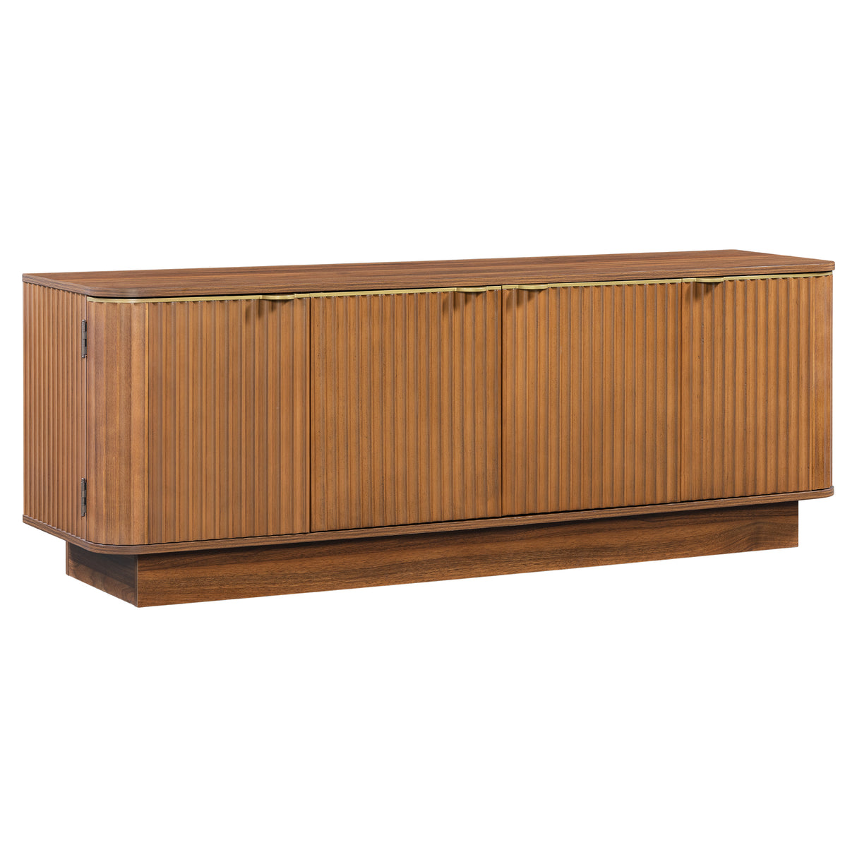 Vibe Haus Mid-Century Modern TV Stand for 70 Inch TV