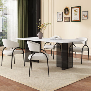 Contemporary Upholstered Dining Chairs With Metal Legs (Set of 2) - Best Buy Furniture