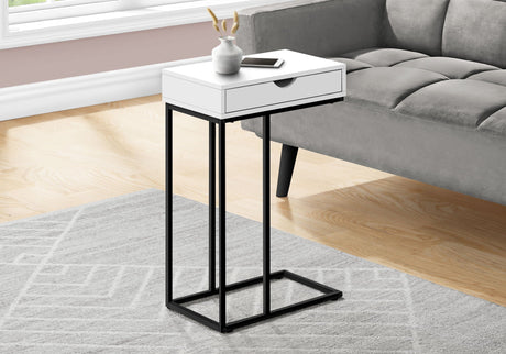 Accent Table, C - Shaped Contemporary & Modern Versatile Design - Best Buy Furniture