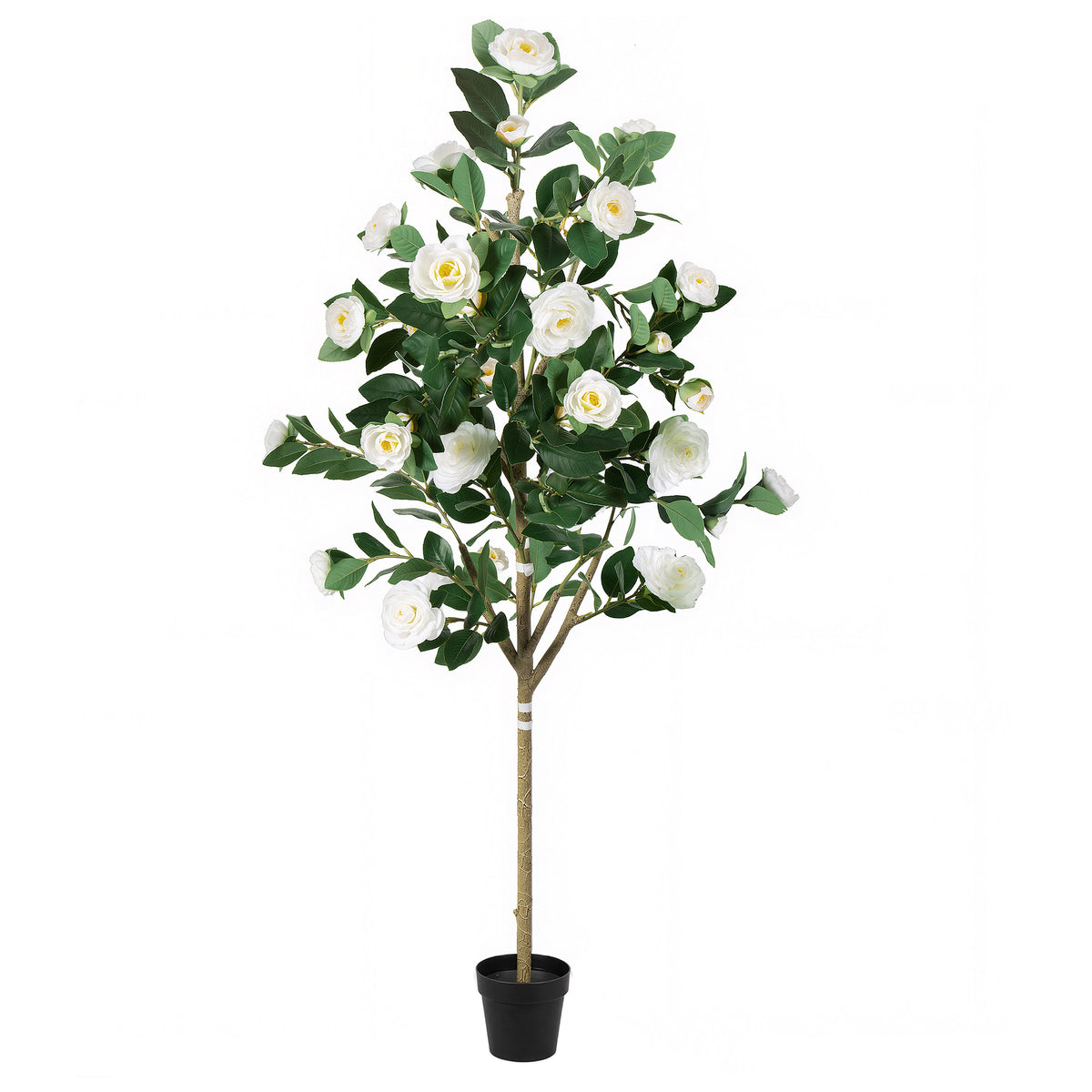 Artificial Camellia Tree 5-FT Faux Plants Indoor