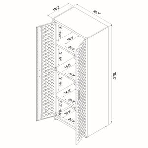 Fortress - Tall Garage Cabinet