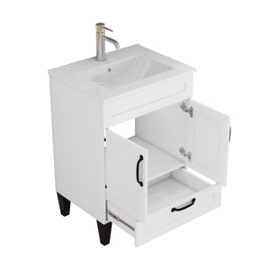 24-Inch Bathroom Vanity With Sink Combo