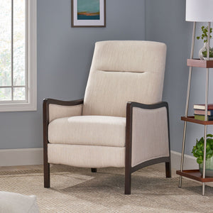 Drury - Contemporary Fabric Upholstered Pushback Recliner - Best Buy Furniture
