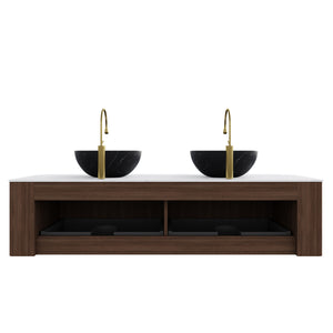 Dina 60" Bathroom Vanity & Sinks