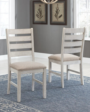 Skempton - Dining UPH Side Chair (Set of 2) - White - Best Buy Furniture