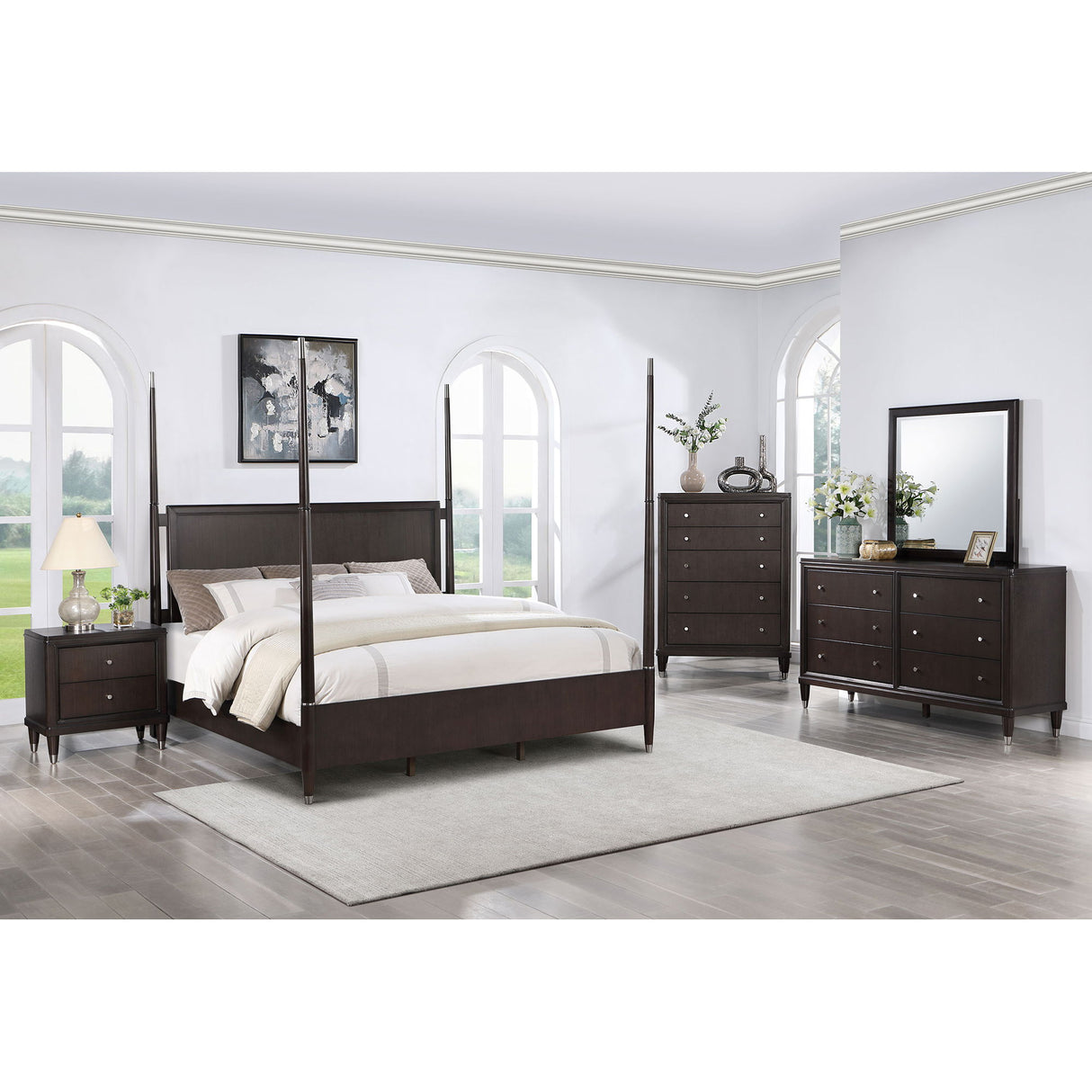 Niguel - 6 Drawer Dresser - Brown